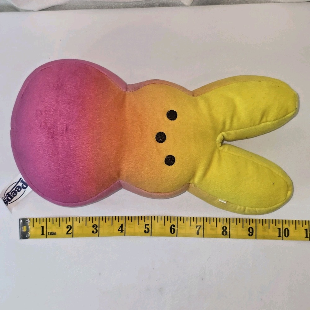 PEEPS PLUSH Colorful Easter Bunny Rabbit 11 Inch Limited Edition - Picture 5 of 5